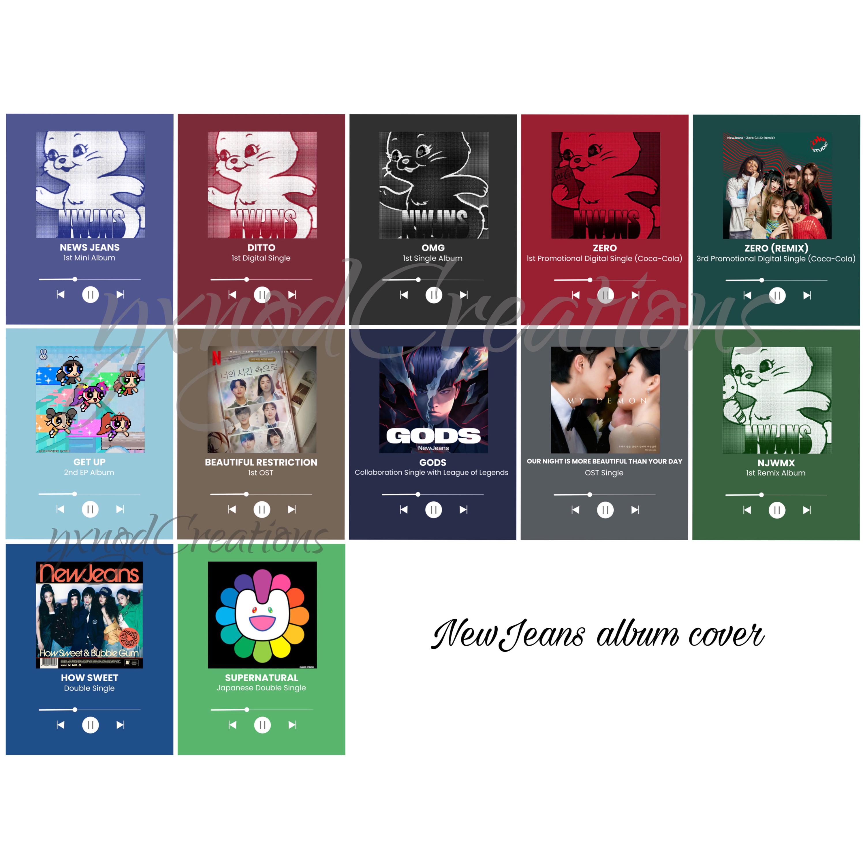 Enhypen Album Omg New Jeans NewJeans SUPERNATURAL 1st Japanese