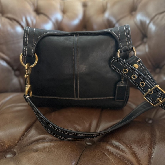 Vintage Coach 65th Anniversary Legacy Hippie Black Le… - Gem