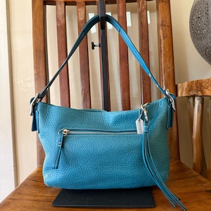 Teal Vintage Coach Bag - Etsy