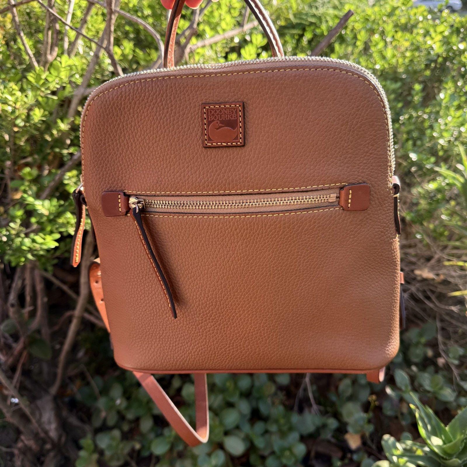 Dooney & Bourke Zip Backpack Caramel Color Rich European  display picture 2