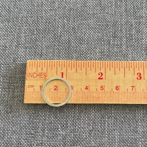 SERIAL Jumbo Pair Set of 4 Knitting Stitch Markers 3 x 19 mm silver ring 1 x Progress Keeper image 4