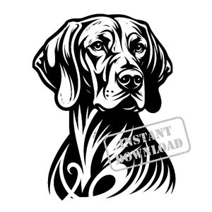 Vizsla en un paquete SVG estilo Graffiti