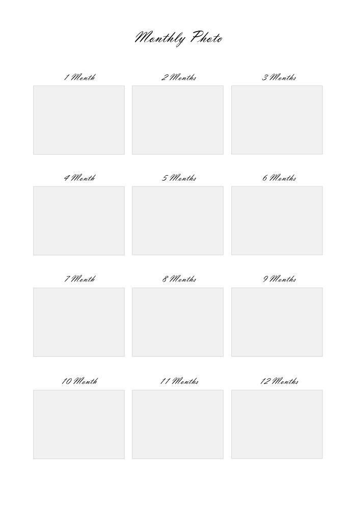 Minimalist Digital Pregnancy and Baby’s First Year Journal & Planner, Printable PDF, iPad ...