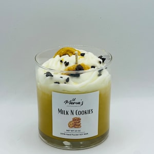 Milk N Cookies Dessert Candle
