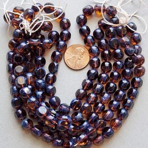 Vintage Czech Glass Bead Necklace - Etsy display picture 1