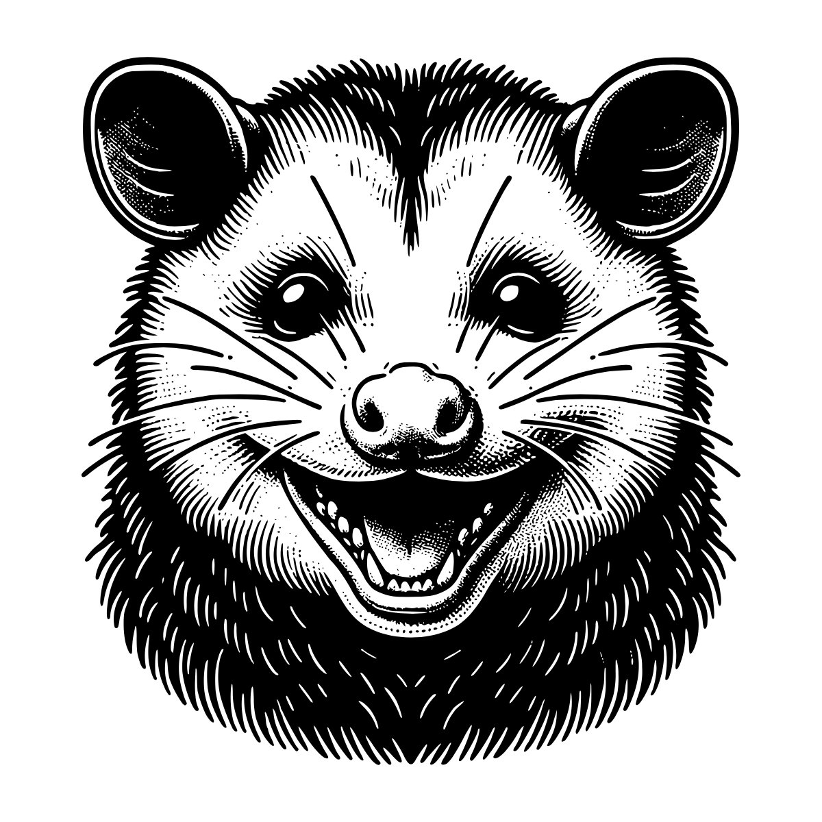 Opossum Faces Clipart Bundle Opossum SVG Bundle PNG Bundle Opossum Svg ...