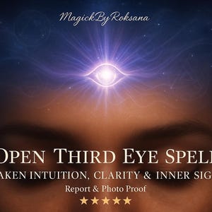 Open Third Eye Spell – Awaken Intuition, Clarity & Inner Sight