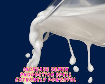Increase Semen Production Energy, Masculine Vitality Intent