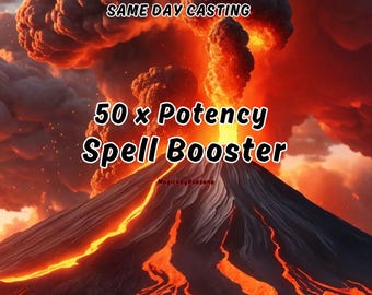 50x Potency Booster Energy – Power Surge, Deep Activation