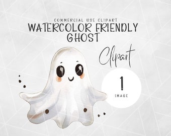 Friendly Ghost Clipart | Ghost Clipart | Spooky Clipart | Halloween Clipart | Spooky Ghost Clipart | Haunted Clipart | Halloween Png
