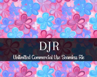 Aquarell Plumeria Floral nahtlose Druck | Hawaiianisches Muster | Kommerzielle Nutzung Muster | Sich wiederholender Druck | Lebendige Blumen Nahtlos