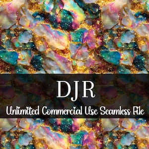 Watercolor Marble Geode Pattern | Crystal Seamless | Commercial Use Pattern | Repeating Print | Moody Crystals Seamless | Fabric Seamless