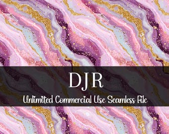 Watercolor Marble Geode Pattern | Gold Seamless | Commercial Use Pattern | Repeating Print | Tie Dye Seamless PNG | Fabric Seamless