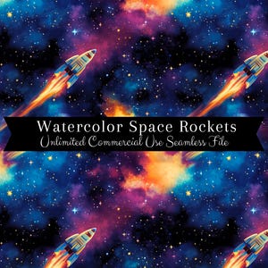 Archivo sin costuras de cohetes espaciales, patrones de papel digital para fondos cósmicos, diseños espaciales imprimibles, patrones sin costuras para telas