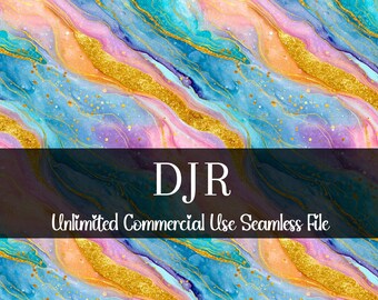 Watercolor Marble Geode Pattern | Gold Seamless | Commercial Use Pattern | Repeating Print | Tie Dye Seamless PNG | Fabric Seamless