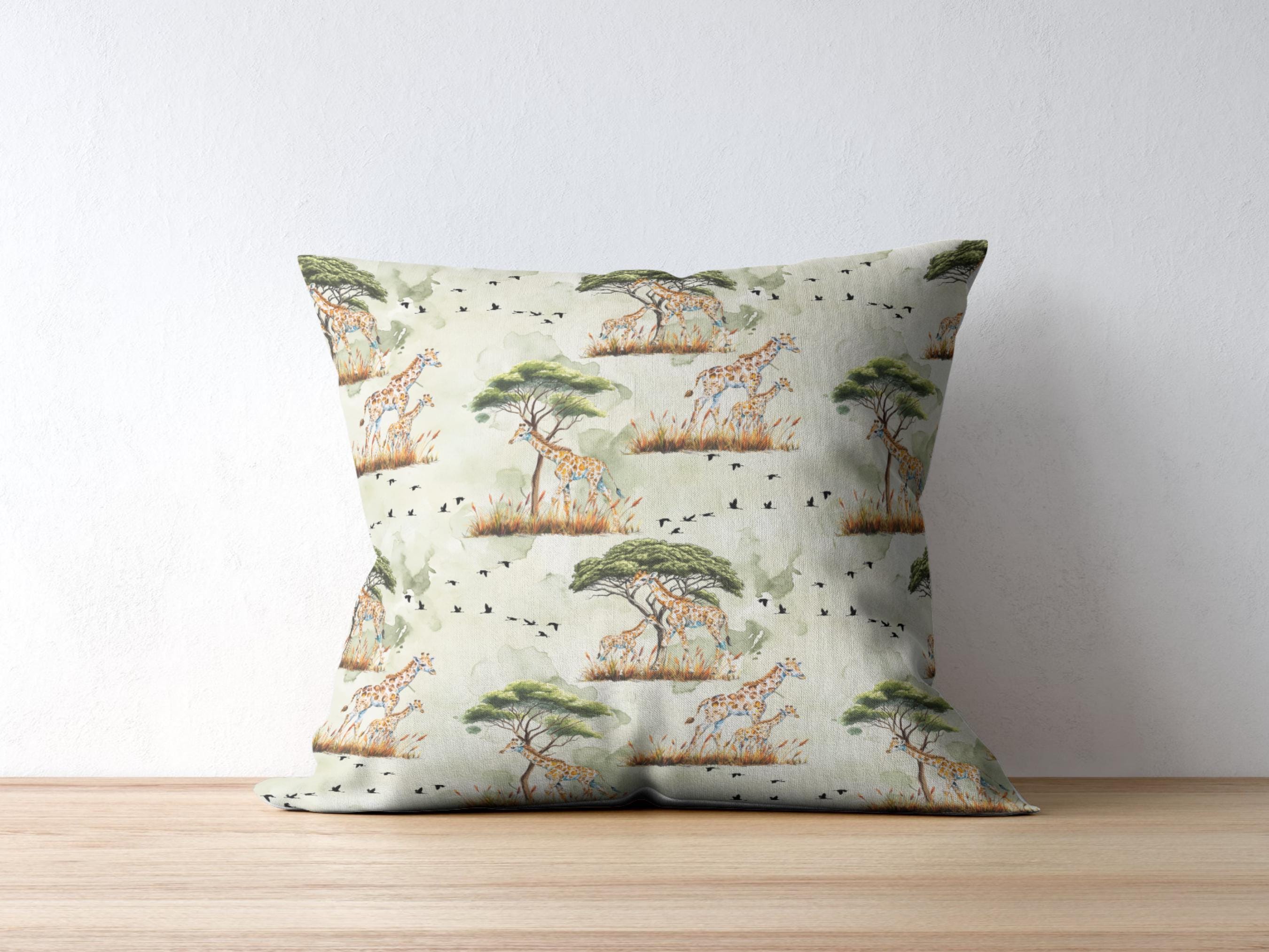Repeating Patterns Using Animals Seamless Giraffe Repeating Pattern | Watercolor Zoo Animals | Safari ...