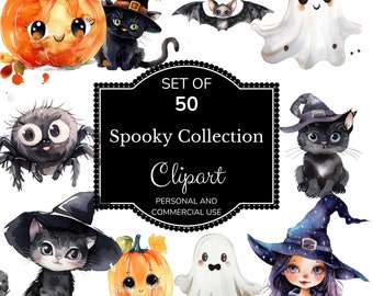 Kuslig Clipart | Spöke Clipart | Pumpa Clipart | Häxa Clipart | Fladdermus Clipart | Spindel Clipart | Halloween Png | Katt Clipart | Inbjudningar