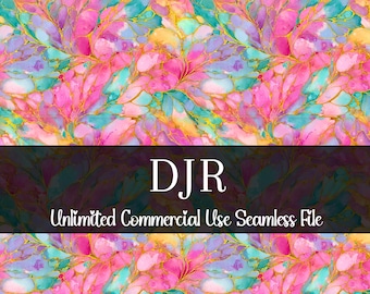 Watercolor Marble Geode Pattern | Gold Seamless | Commercial Use Pattern | Repeating Print | Tie Dye Seamless PNG | Fabric Seamless