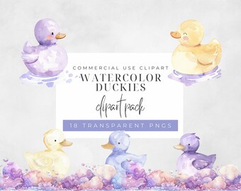 Paquete de imágenes prediseñadas de patitos de goma con acuarela / Patito de goma / Imágenes prediseñadas de patitos de goma / Imágenes prediseñadas de patitos de goma / Imágenes prediseñadas de acuarela / Imágenes prediseñadas de bebé