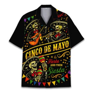 cinco de mayo dress shirts Amazon.com: Mexican Shirts for Men Traditional Embroidered Guayabera Button Up Short Sleeve Dress Shirt for Fiesta Cinco de Mayo Outfit Authentic Camisa Style para Hombre Mexico Black Floral : Clothing, Shoes &