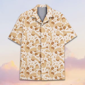 Adult Humor Hawaiian Shirt, Vintage Penis Pattern Aloha Shirt, Funny Bachelor Party Button Up Down Shirt Short Sleeve, Gift for Him