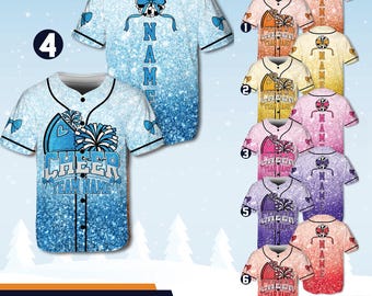 Camisa de torcida personalizada, camisa de líder de torcida personalizada, camisa de torcida com glitter, presente Spirit Wear, uniforme de equipe de torcida, top