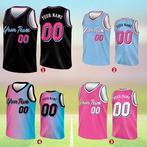 Camiseta de baloncesto personalizada, nombre y número de equipo personalizados, camiseta de baloncesto, camiseta de equipo a juego, crea tu propia camiseta de baloncesto