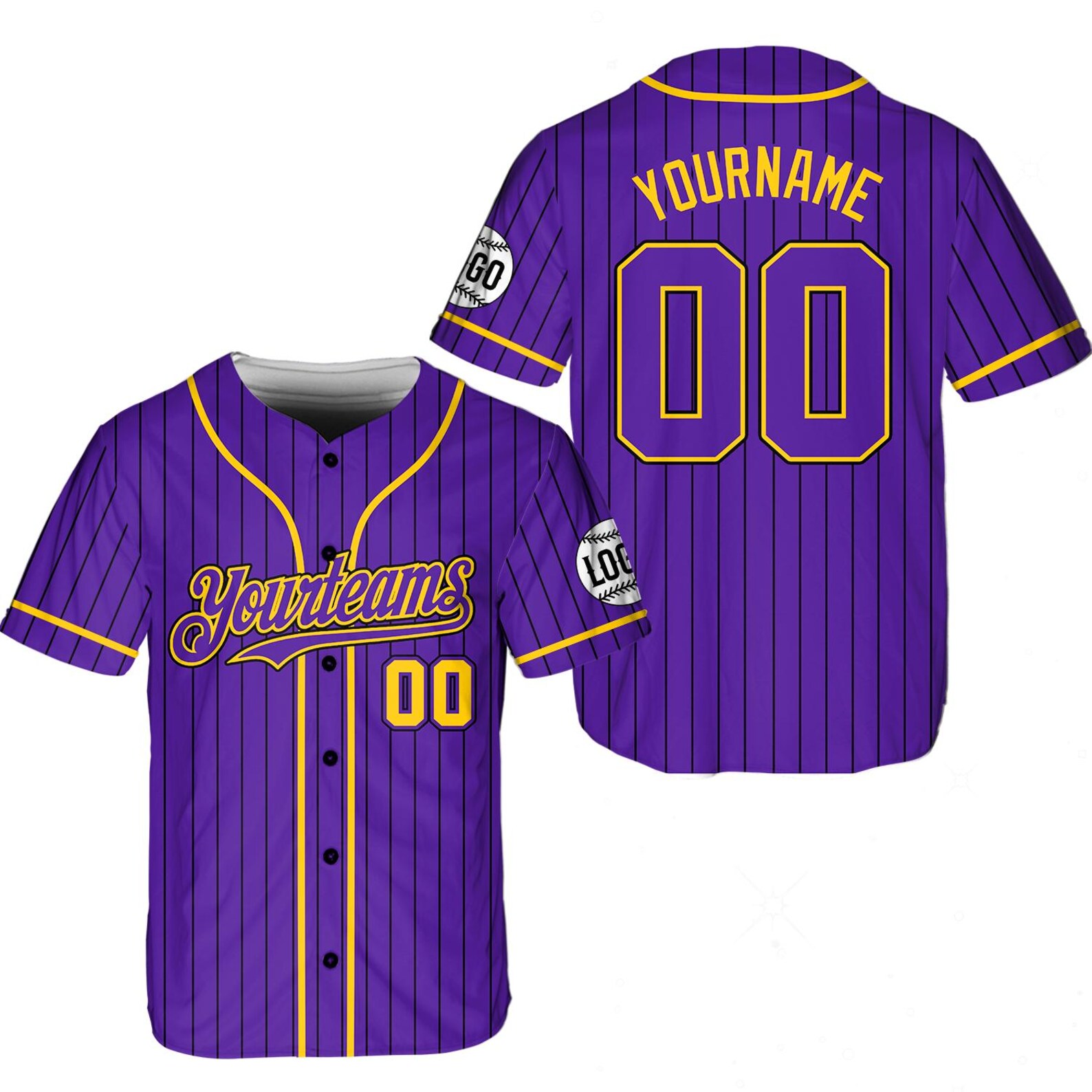 Custom Baseball Jersey, Personalized Team Name and Number Baseball