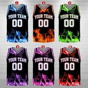 Custom Basketball Jersey Shirt – Personalized Streetwear Tank Top – Basketball Birthday Gift for Adult or Youth Kids