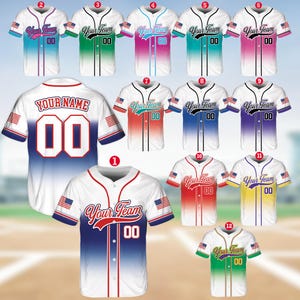 Personalized Team Name And Number Baseball Jersey, Custom Baseball Jersey Shirt, Baseball Jersey Uniform For Baseball Fans Baseball Lovers