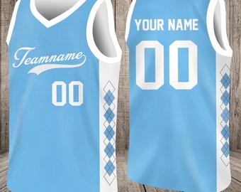 Custom Basketball Jersey, Personalized Team Name and Number