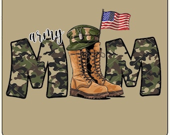 Proud Army Mom Png, Soldier Mama Png, Mothers Day Png, Army Family Png, Mom Gifts, Mom Png, USA Army Mom Png, Military Mom, Graphic Tee