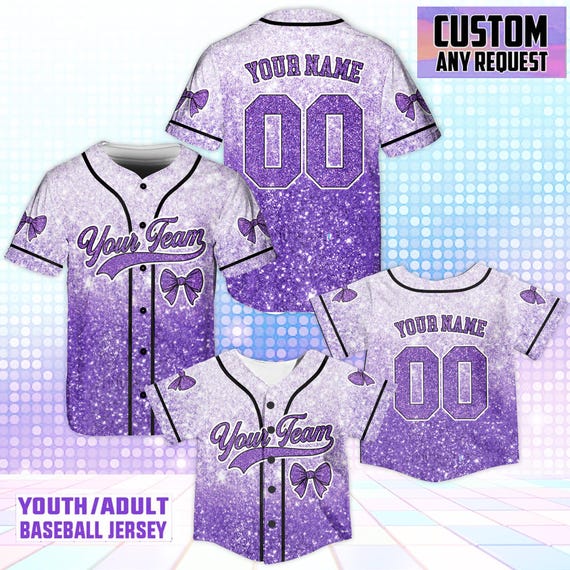 Custom Baseball Jersey, Personalized Team Name and Number Baseball