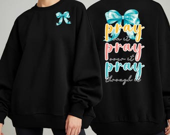 Camiseta "Pray On It", camiseta de Jesús, sudadera de Jesús, sudadera con capucha de Jesús, camiseta con versículo bíblico, regalos cristianos para niñas, camiseta de Disneyworld, camiseta religiosa