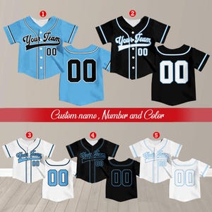 Personalized Team Name And Number Baseball Jersey, Custom Name Baseball Jersey, Baseball Jersey Uniform For Baseball Fans Baseball Lovers