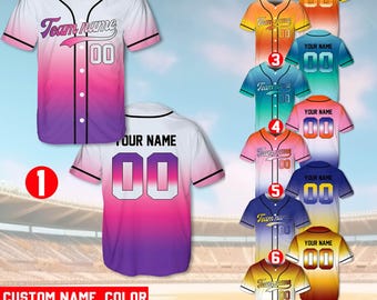 Gepersonaliseerde honkbaltrui, aangepaste naam en nummershirt, teamhonkbalshirt, sporttrui, aangepaste sportkleding, honkbalcadeau, kleding