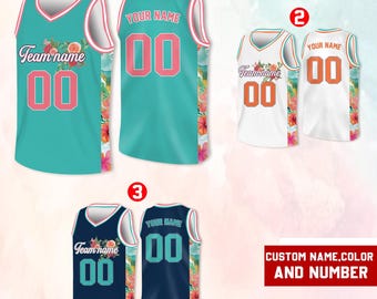 Custom Basketball Jersey Team Name & Number, Basketball Jersey Team, Game Day Outfit, Basketball Jersey for Basketball Fan Lovers Players