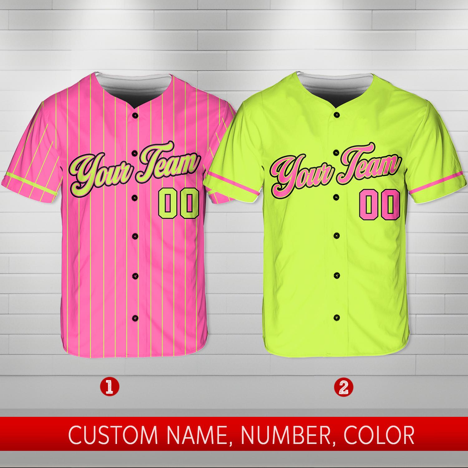 Maillot De Baseball / Softball Homme Taille L - Dragons #12 Vert Et Jaune (occasion)