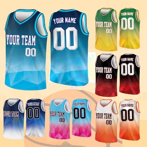 Camiseta de baloncesto personalizada, nombre y número de equipo personalizados, camiseta de baloncesto, camiseta de equipo a juego, crea tu propia camiseta de baloncesto
