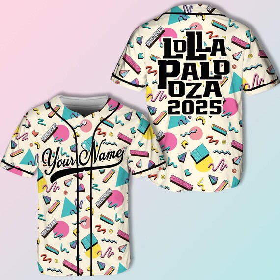 Custom Lollapalooza 2025 Jersey, Festival Outfit, Personalized
