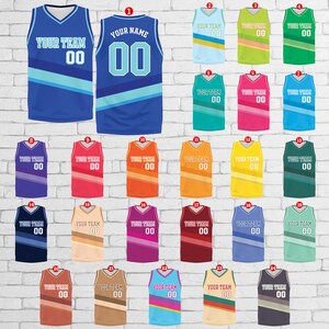 Camiseta de baloncesto personalizada, nombre y número de equipo personalizados, camiseta de baloncesto, camiseta de equipo a juego, crea tu propia camiseta de baloncesto