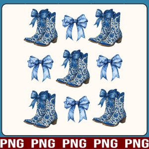 Chemise cow-girl coquette, chemise noeud toile de Jouy, t-shirt tendance, esthétique coquette, cadeau fille mignon, t-shirt noeud bleu, t-shirt noeud bleu