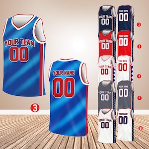 Custom Basketball Jersey Shirt, Personalized Tank Top, Streetwear Style Birthday Gift, Knitted Basketball Shirt, Custom Jersey for Men Youth