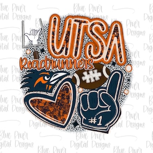 roadrunners png, college football png, San Antonio football, hand drawn roadrunner clip art, digital download, sa football dtf, sublimation