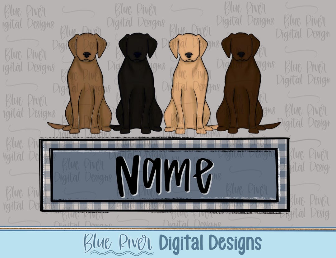 Lab Nameplate Labrador Name Plate Lab Nameplate Png - Dtf Labrador Digital Download ...