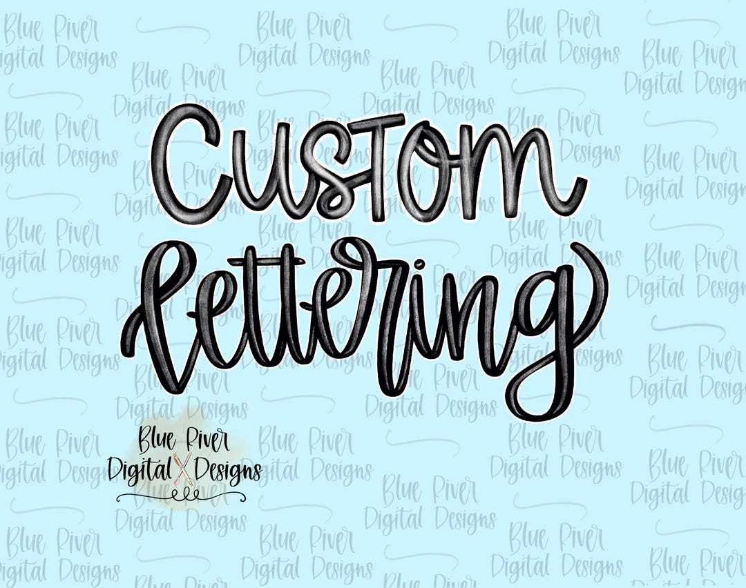 Custom Handwritten Lettering Custom Lettering, Custom Number, Custom ...