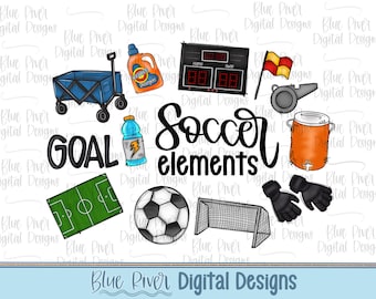 Soccer clipart digital soccer ball clip art, soccer elements soccer ball art, soccer ball png soccer digital download, soccer season png