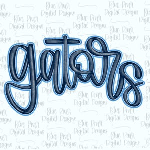Gators PNG, hand lettered mascot, handwritten team mascot, school spirit, team spirit, mascot png, dtf, clipart, sublimation, digital file