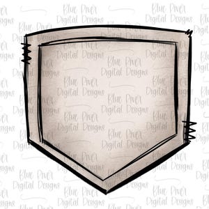 Puede incluir: Una forma de home plate de béisbol dibujada a mano con un fondo beige y un contorno negro. La forma es perfecta para la sublimación u otros proyectos de artesanía.