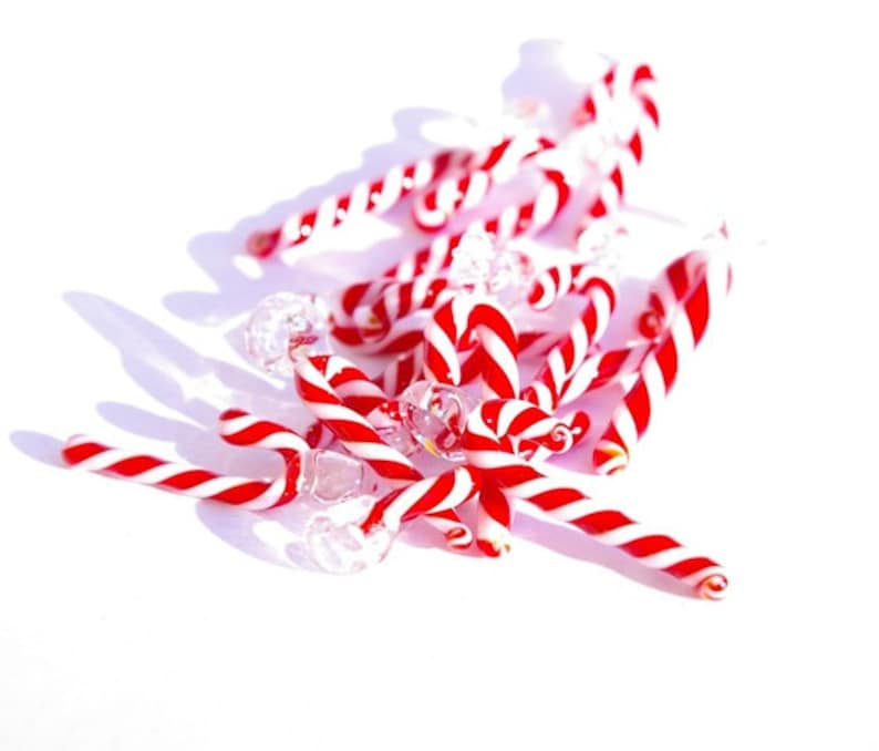Festive Lampwork Candy Cane Tutorial